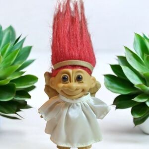 Vintage Russ Berrie Angel Troll Doll